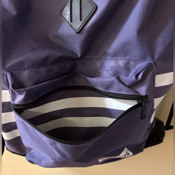 Adidas Purple & Black Drawstring Backpack - Picture 9 of 13